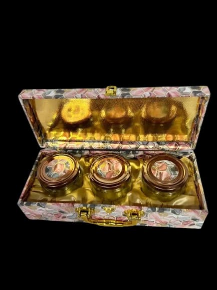 3 Jar Pink Marble — FloralforU