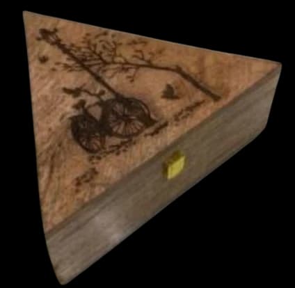 Wooden Lamp Triangle — FloralforU