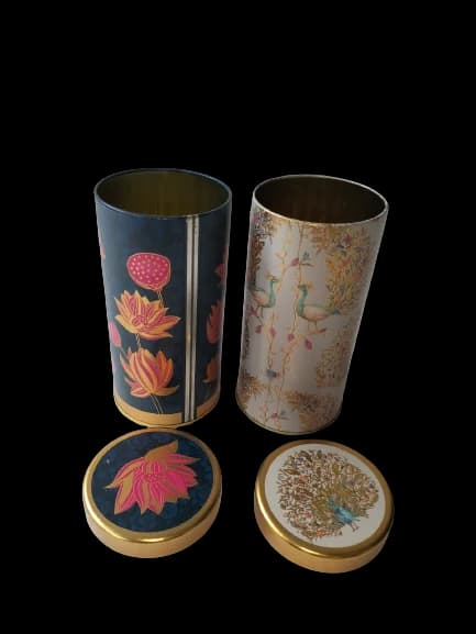 Blue Lotus Tin Jar — FloralforU