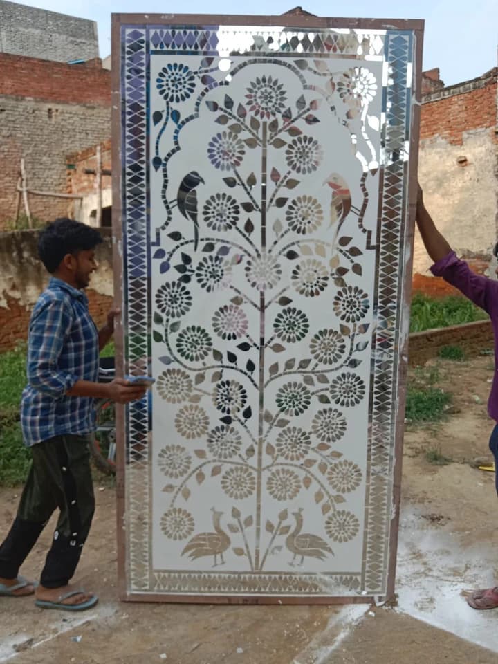Floral Mirror Wall — FloralforU
