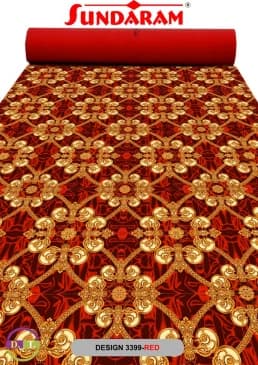 Carpet Design 3399 (Red) — FloralforU