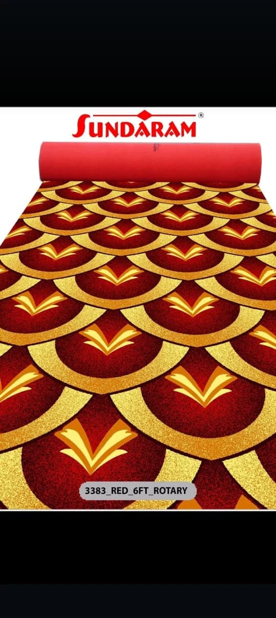 Carpet Design 3383 (Red) — FloralforU