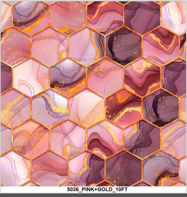 Carpet Design 5036 (Pink & Gold) — FloralforU
