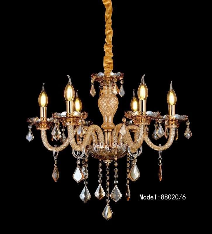 Fancy Chandelier (6 Point, With Bulb) — FloralforU