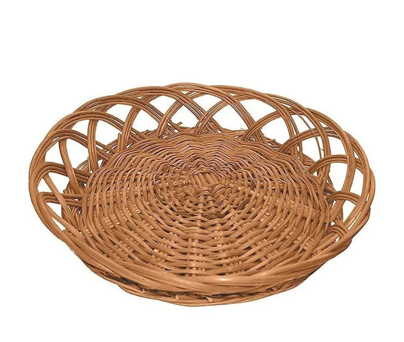 Cane Round Basket — FloralforU