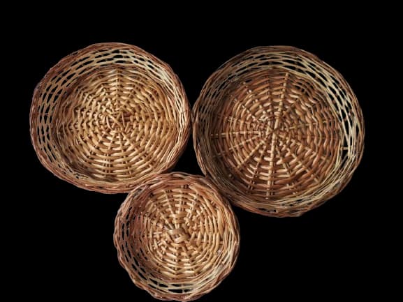 Round Cane Basket — FloralforU