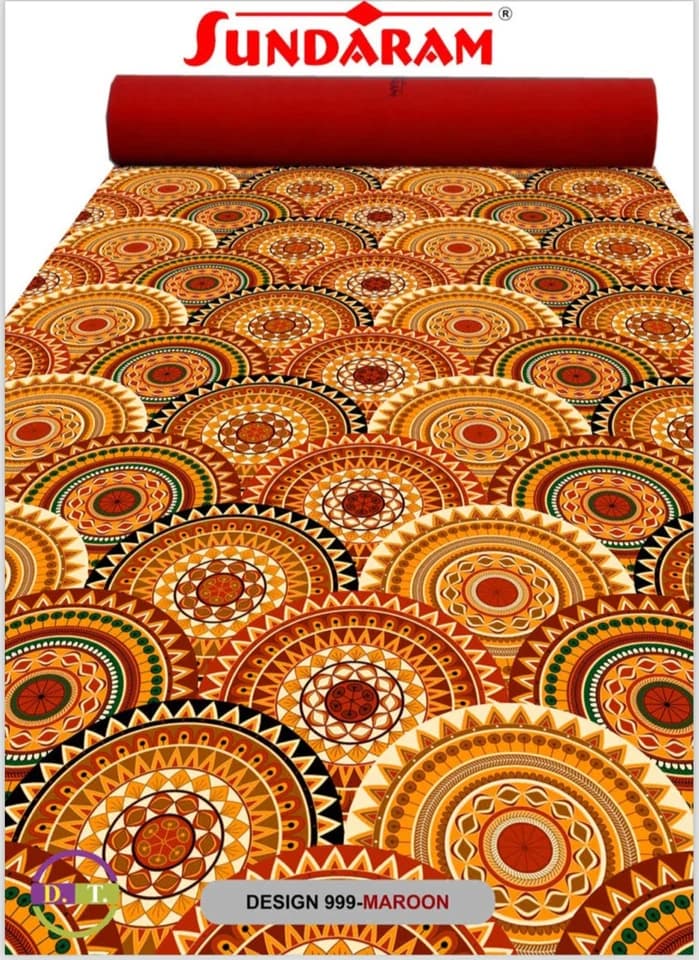 Carpet Design 999 (Maroon) — FloralforU