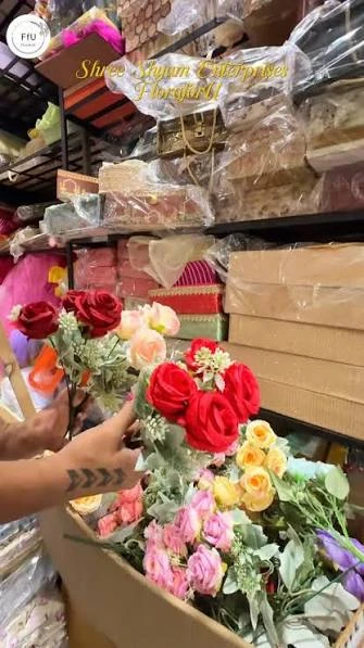 Rose bunches in every shade